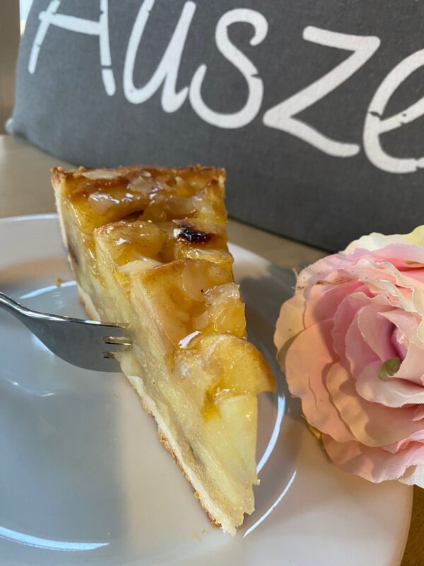 Apfelkuchen Stück quer